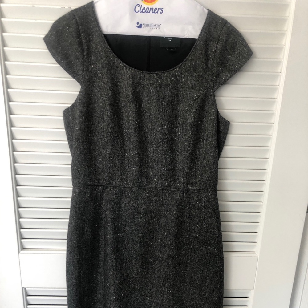 J crew cap sleeve tweed suit dress